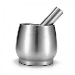 stainless steel small motar and pestle