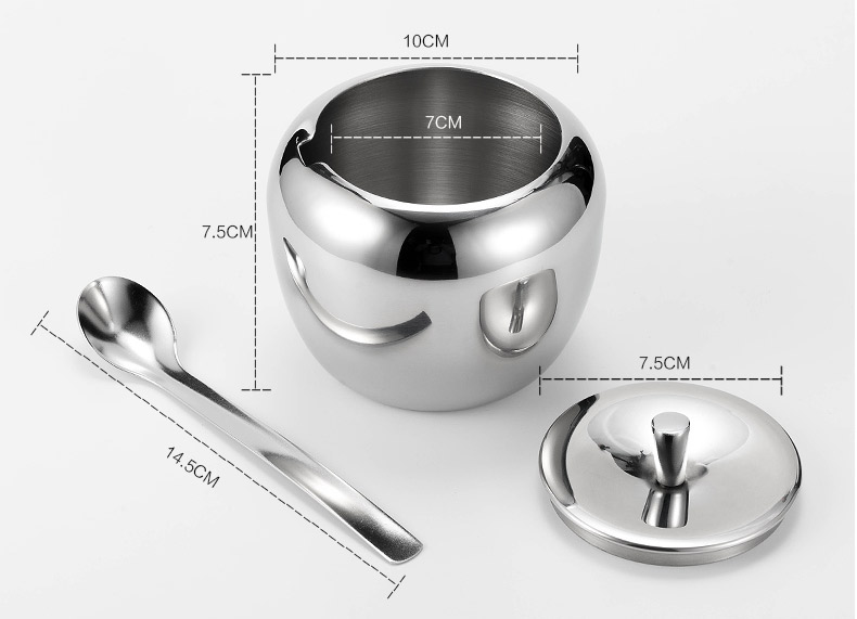 Stainless Steel Seansonings Jars