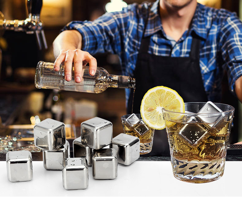 Stainless Steel Ice Cubes