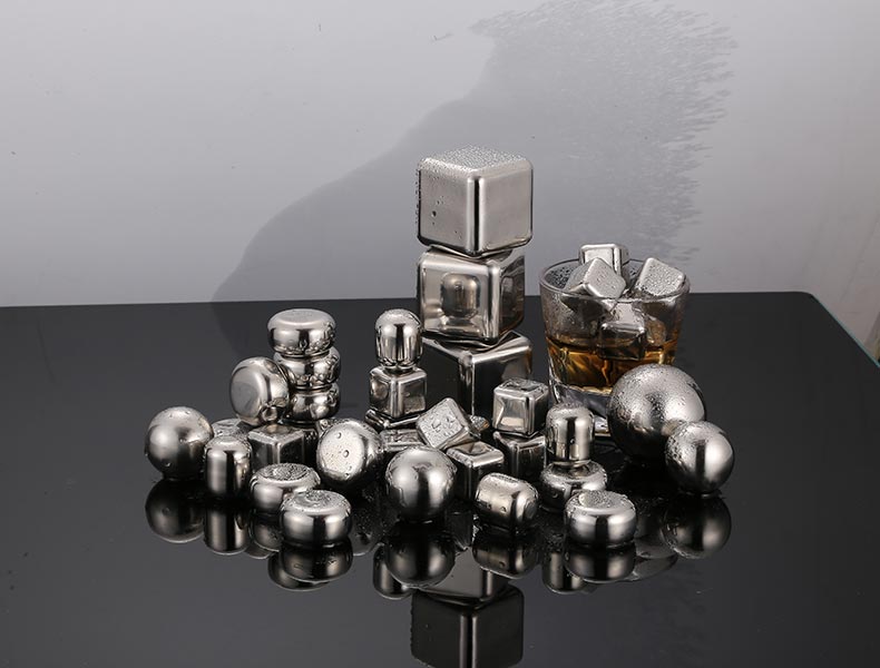 stainless steel whiskey stones