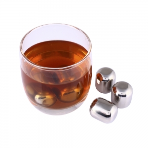 Stainless Steel Capsule Shape Whiskey Ice Rocks