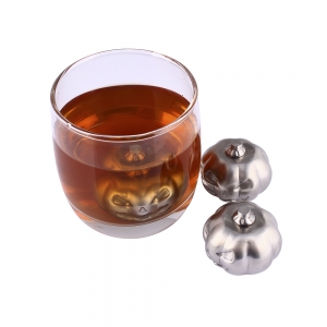 stainless steel ice cubes whiskey rocks