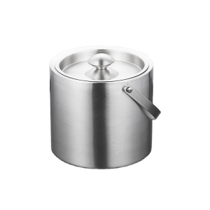 whisky cooler with stainless steel tongs
