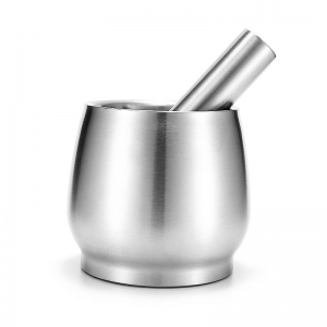 stainless steel small motar and pestle