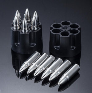 6PCS Bullet shape Whiskey Rocks Cooling ice cube