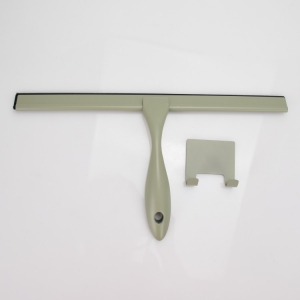 Glass Cleaner Window Wiper Cleaning Handle Squeegee Silicone Stainless Steel Rubber Window Squeegee