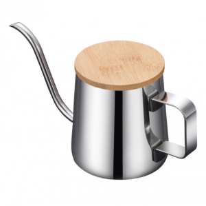 350ml Stainless Steel 350ml Pour Over Hand Drip Pot Coffee Shop Gooseneck Coffee Kettle Metal Coffee Pot