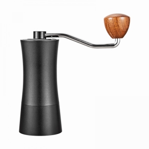 Portable Aluminum Alloy Body Ceramic Burr Adjustable Hand Manual Coffee Grinder Mill