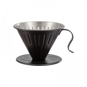 Stainless Steel Double Filter Screen  Household Drip Coffee Funnel Coffee Filter Cup