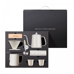 Hand-Brewed Coffee Set Utensil Complete Gift Box Hand-Ground Coffee Machine