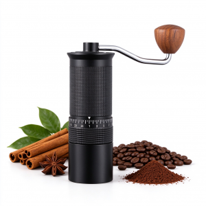 Wholesale Outdoor Manual Luxury Coffee Grinder Eco-Friendly Aluminum Alloy 25g Capacity